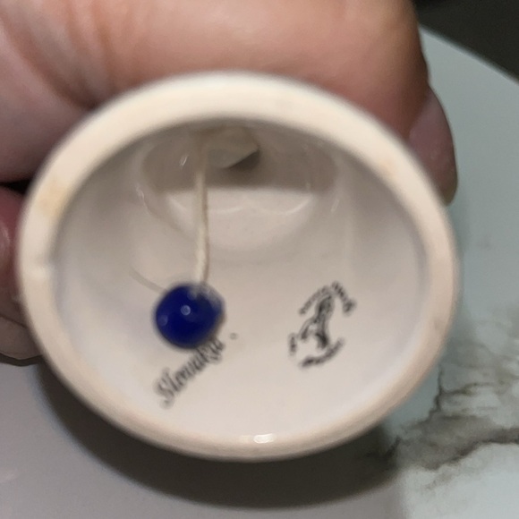 Vintage Rare Ceramic Bell, Blue, Church, Slovakia - Picture 6 of 8